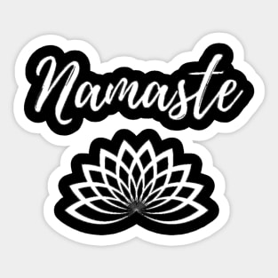 Namaste Flower Sticker